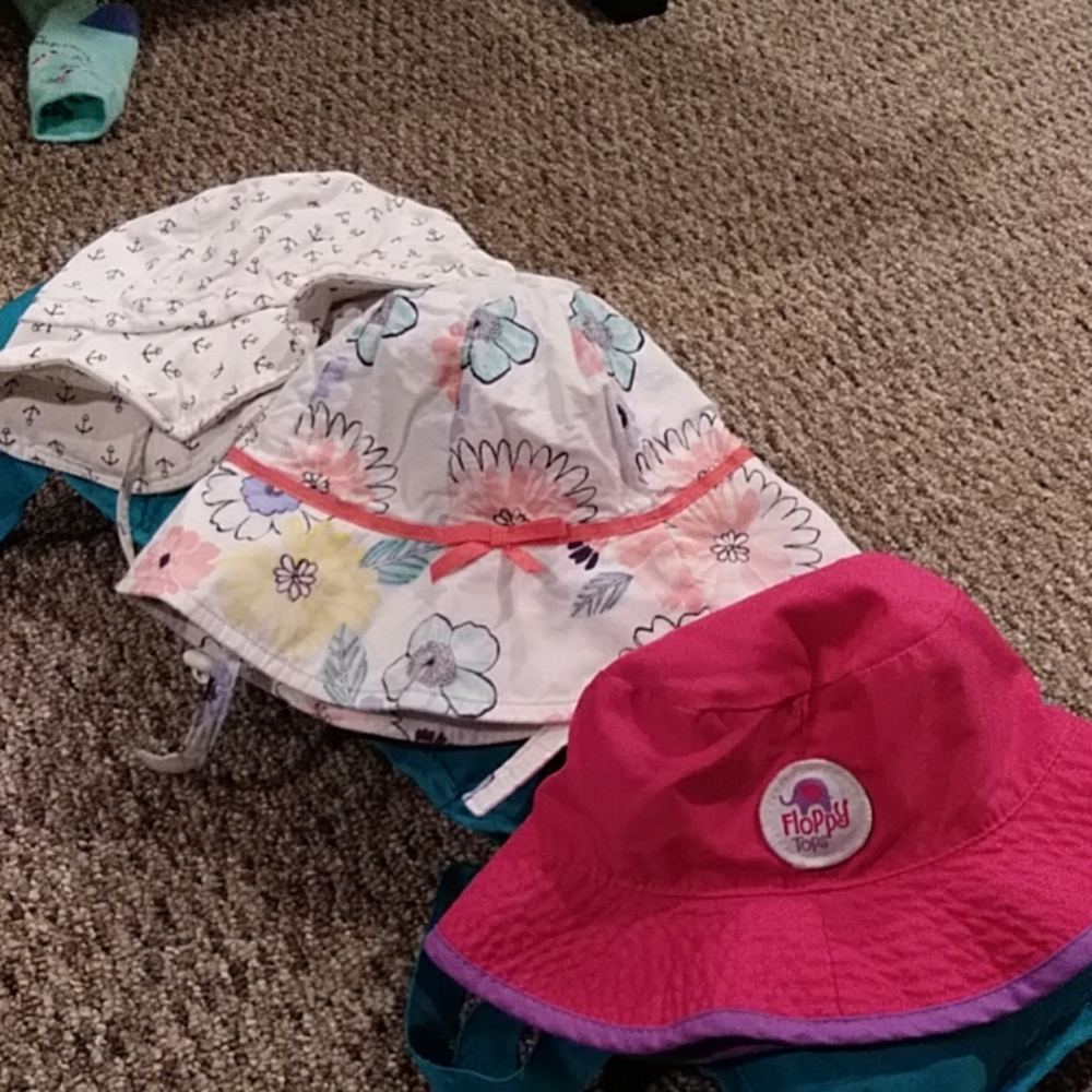 🌞Euc, bundle of 3 toddler, sun hats🌞